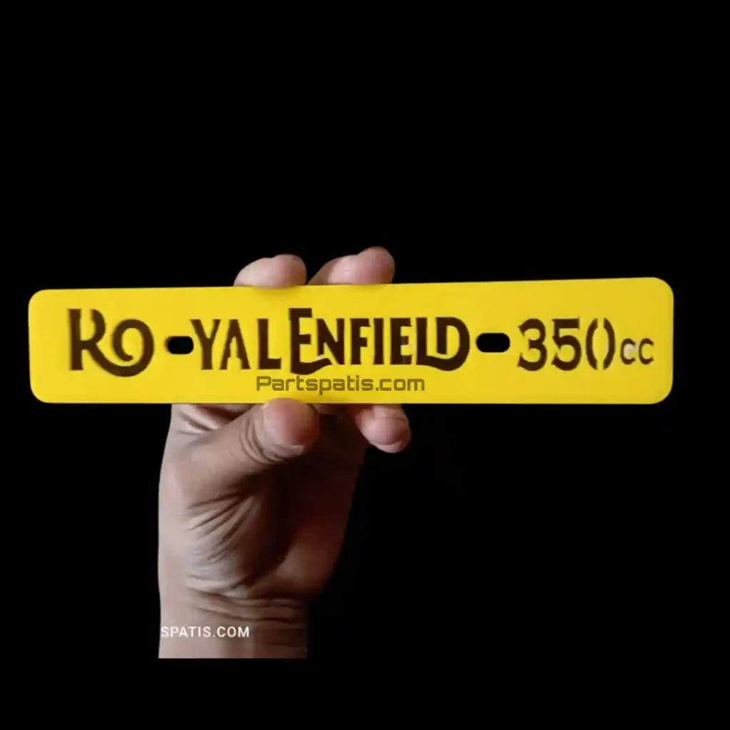 Royal Enfield Name plate